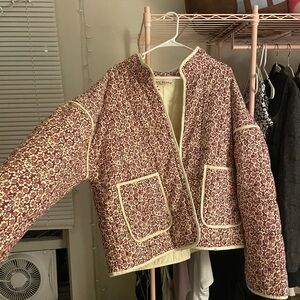 Free people, Chloe jacket, quilted jacket, floral